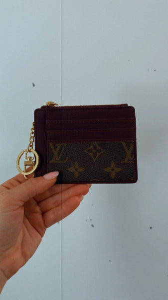 Upcycled LV Keychain Wallet