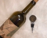 Upcycled LV Wine Stoppers
