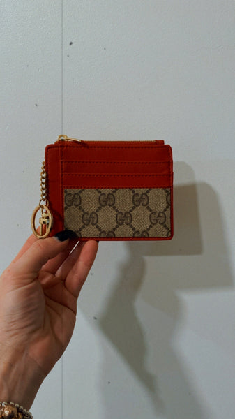 Upcycled GG Bee Keychain Wallet – I'm in Luxe